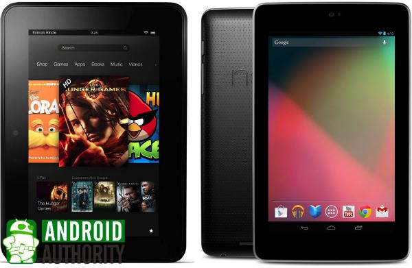 Fotografía - Amazon Kindle Fire HD (7 pulgadas) vs Google Nexus 7