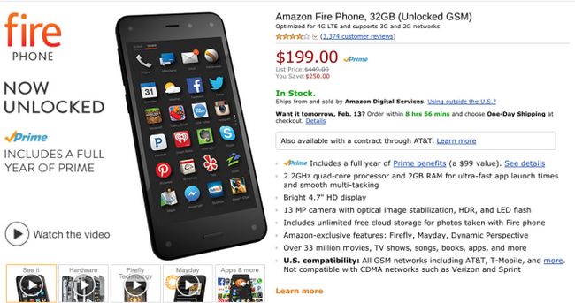 Fotografía - Amazon realmente quiere deshacerse del resto de estos teléfonos Fuego, pone de nuevo en $ 200 Venta con un año de Prime
