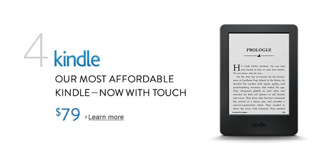 Nueva pantalla táctil de Amazon Kindle