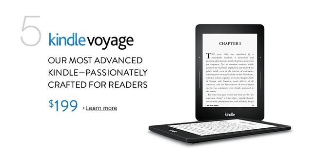Amazon Kindle Voyage lector de e-paper