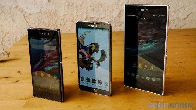 sony xperia z1 Samsung Galaxy Note 3 z1 teléfonos inteligentes ultra-aa 7