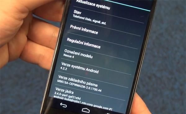 Android 4.2.2 Nexus 4