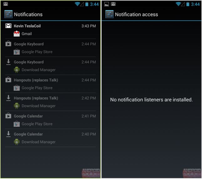 Android 4.3 Notificaciones
