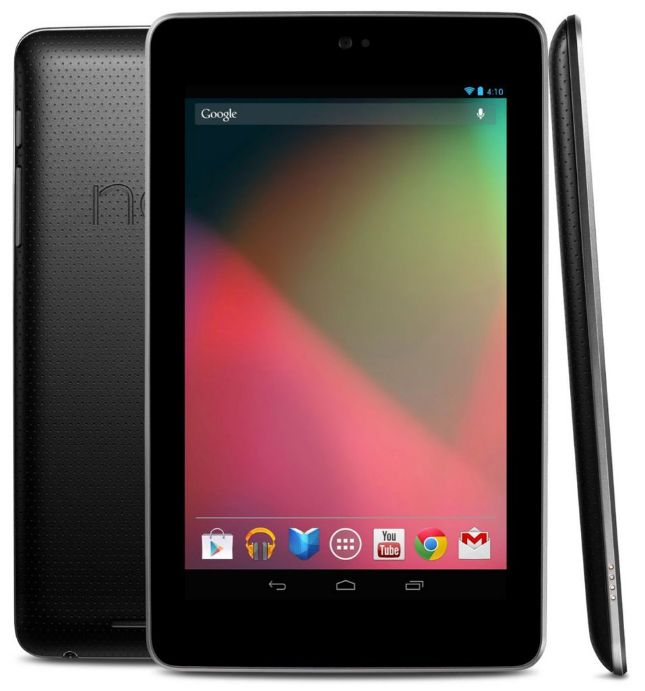 Nexus 7 con Android 4.1.0 Jelly Bean