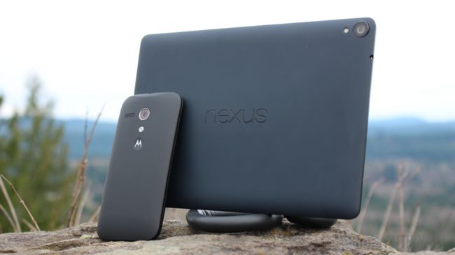 Moto G Nexus 9 acantilado