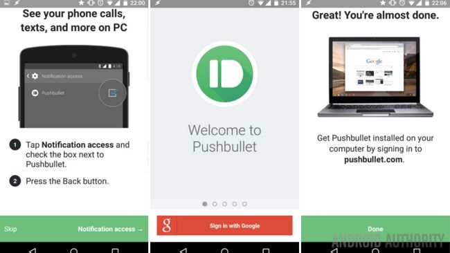 Configuración Pushbullet Android