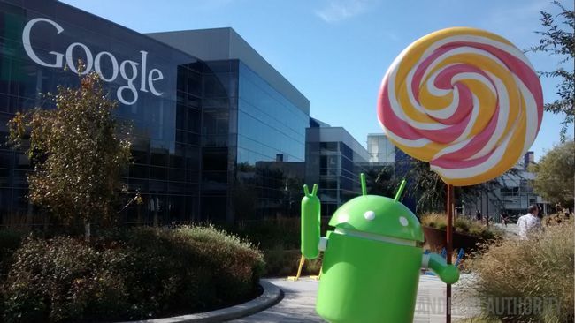 Estatua Lollipop Android Google recto
