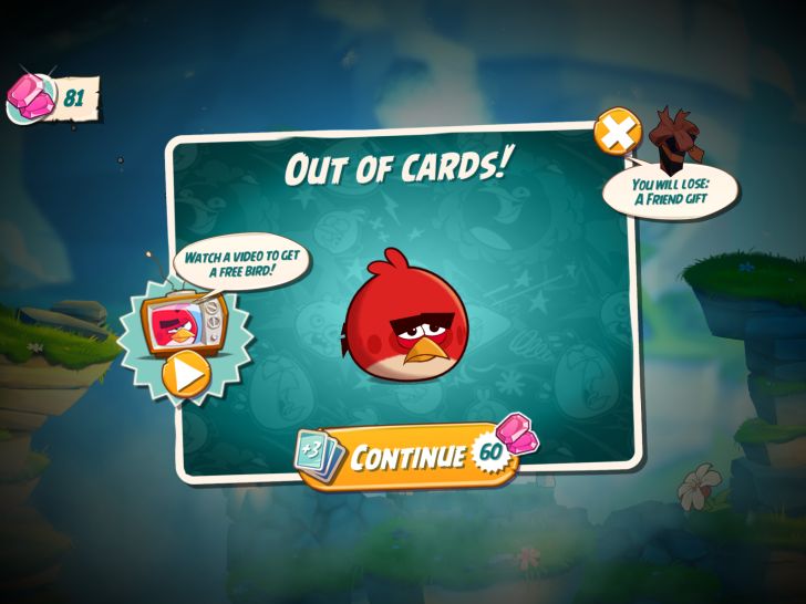 Fotografía - Angry Birds 2 tierras en el Play Store, se encuentra en lo alto de una montaña de compras In-App