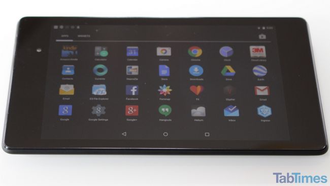 Nexus 7 2013 Lollipop tt cajón de aplicación