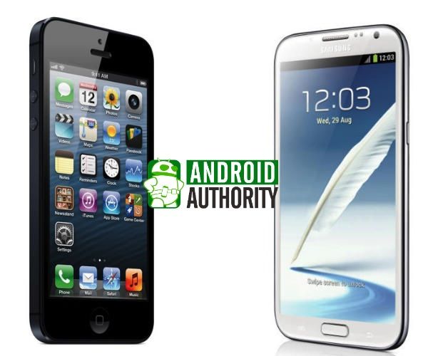 Fotografía - Apple iPhone 5 vs Samsung Galaxy Note 2