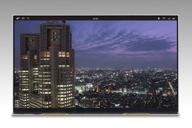 Japón Display pantalla 4K de 12 pulgadas