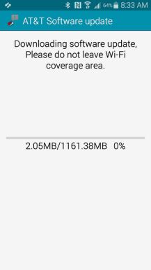 Fotografía - AT & T Galaxy Nota 4 es conseguir que el Android 5.0 Lollipop Actualización