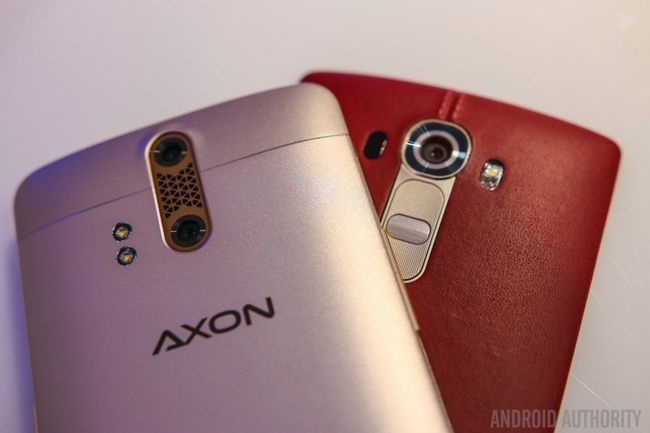 ZTE AXON Teléfono vs LG G4 Quick Look-1