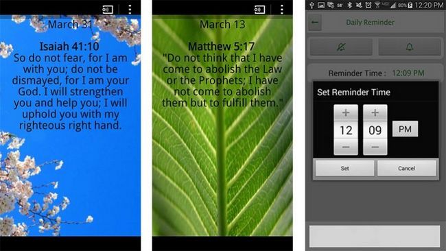 versículos de la Biblia inspiración diaria apps Estudio Bíblico para Android