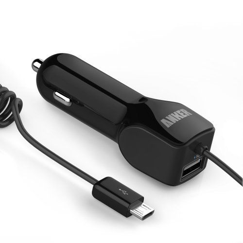 Cargador de coche Anker® 24W doble puerto USB portátil