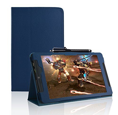Jusun folio de cuero del soporte de Nvidia Escudo del 2 Tablet