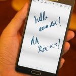 Samsung Galaxy Note 4 s aa la pluma de escritura a mano b 2