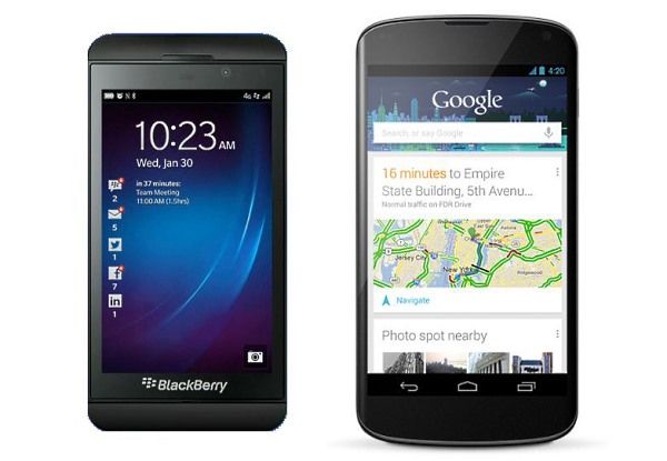 Fotografía - Blackberry Z10 vs el mejor de Android
