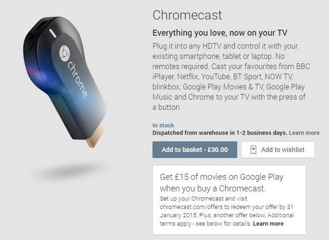 Chromecast-con-15-UK-libras-de-crédito