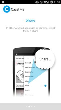 Fotografía - CaastMe es una forma inteligente para compartir enlaces a un ordenador desde su dispositivo Android Utilizando los códigos QR