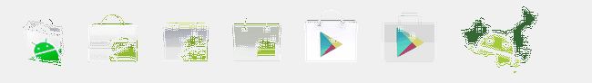 Chino Google Play Store iconos Android