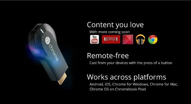 características Chromecast google
