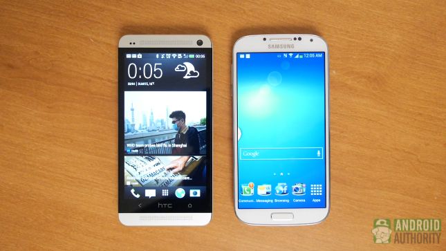 Samsung Galaxy S4 vs htc aa una comparación
