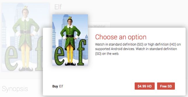 Elf - Google Play Movies