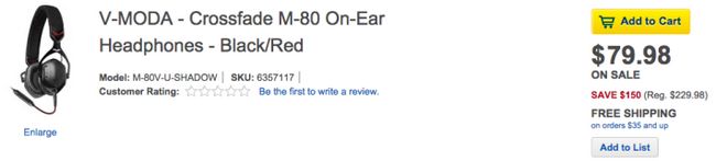 Fotografía - Deal: Auriculares V-MODA On-Ear ($ 150 fuera), Beats Solo 2 En la oreja los auriculares ($ 40 fuera) y más