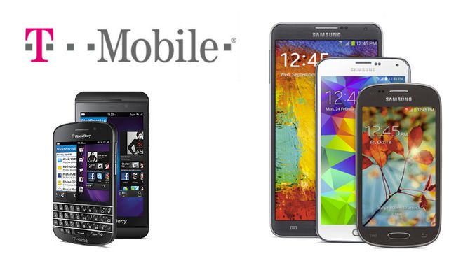 T-Mobile BlackBerry Samsung