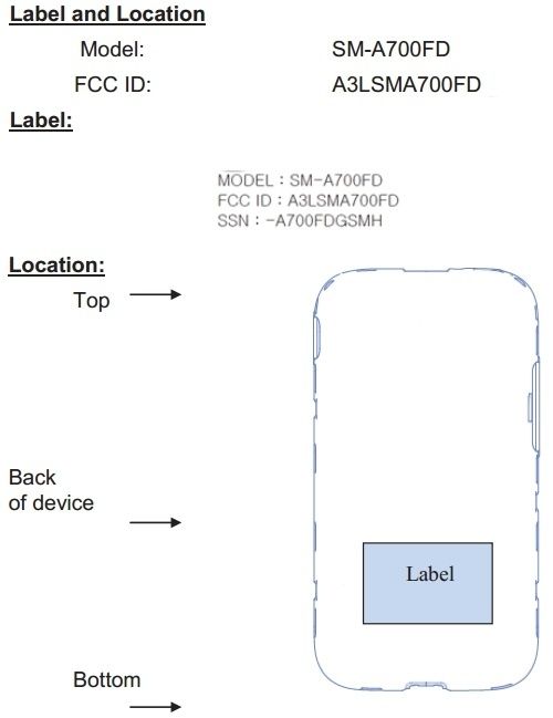 Samsung-Galaxy-A7-SM-A700-FCC-label-Ubicaciones