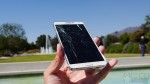 Samsung Galaxy Note 3 caída pantalla rota prueba aa 7
