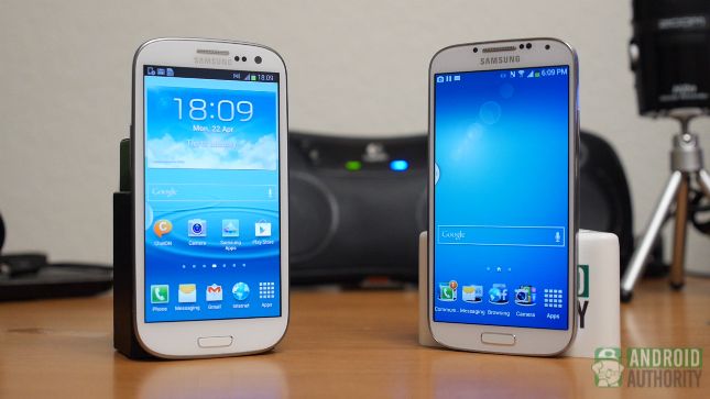 Samsung Galaxy S4 vs galaxia s3 tanto aa blanco