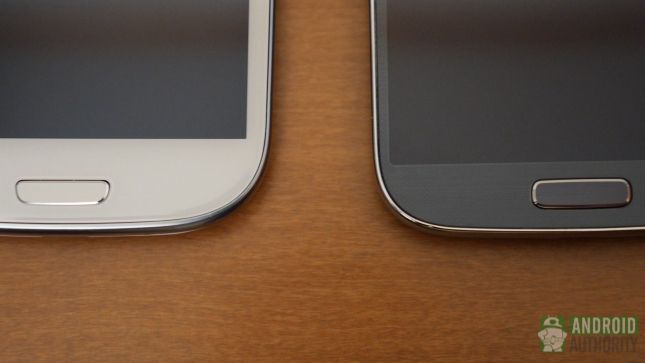 Samsung Galaxy S4 vs galaxia s3 disposición de los botones aa