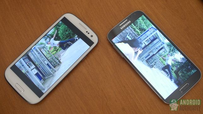Samsung Galaxy S4 vs galaxia s3 pantallas aa