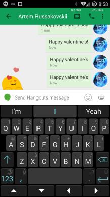 Fotografía - Google añade Día golosinas para Hangouts Algunos de San Valentín