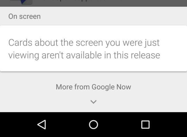 Fotografía - Google no planea hacer Google Now On Tap Disponible en la vista previa para desarrolladores