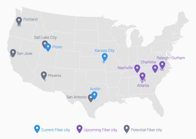 Fotografía - Google Fiber está viniendo a Atlanta, Charlotte, Nashville, y Raleigh-Durham
