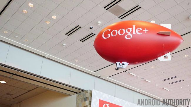 Google Plus Google + AA dirigible