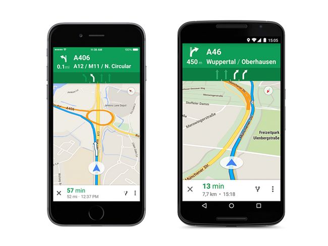 Fotografía - Google Maps es la adición de carriles en carretera en 15 países europeos, entre ellos Alemania, Austria, Dinamarca, Finlandia, Grecia y Países Bajos