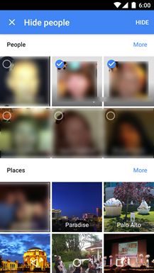 Fotografía - Google Fotos v1.8 permite a los usuarios Ocultar personas identificadas [APK Descargar]