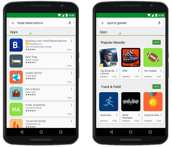 Fotografía - Google Play Búsqueda anuncio se van a poner más en su cara A medida que Google amplía su disponibilidad para todos los anunciantes