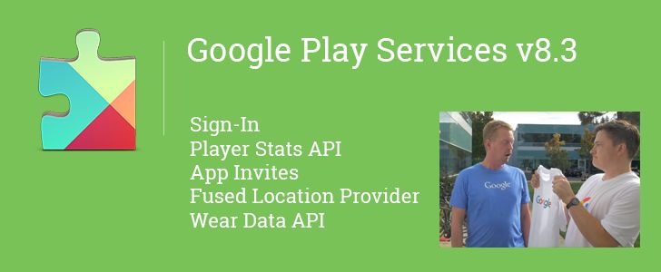Fotografía - Google Play Servicios v8.3 introduce un proceso de registro Leaner Para Aplicaciones, Urgencia para la entrega de datos Con Wearables, y más