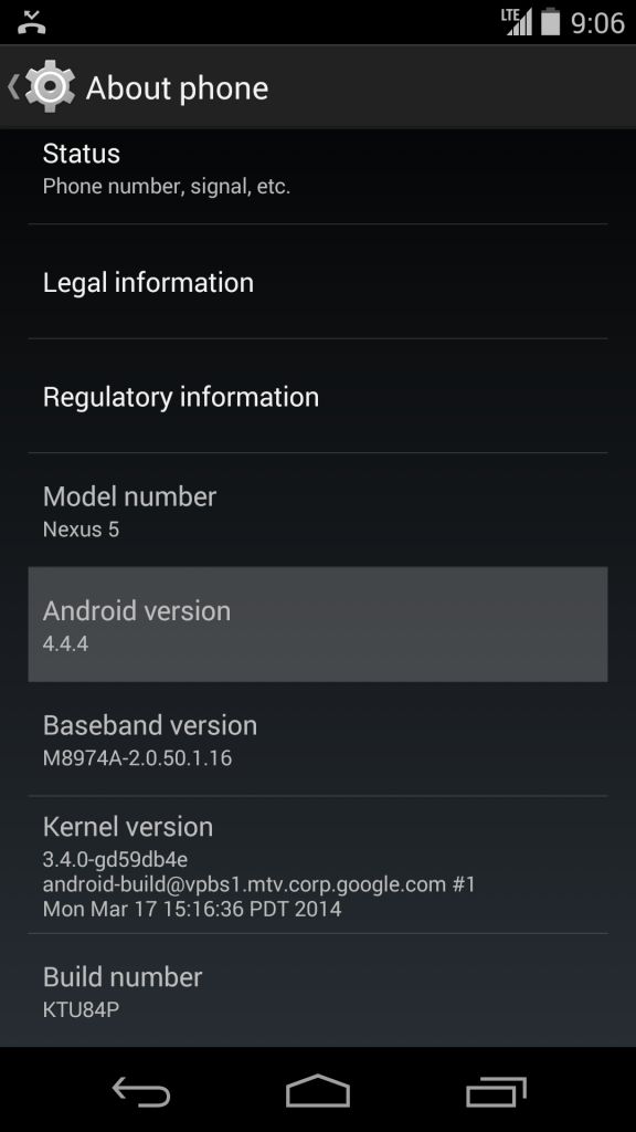 Android 4.4 logo KitKat 4