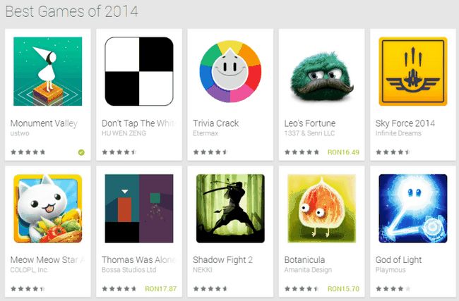 google mejores juegos de 2014