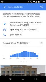 Fotografía - Búsqueda de Google ahora mostrará usted la época más ocupada del día para ese lugar usted va a