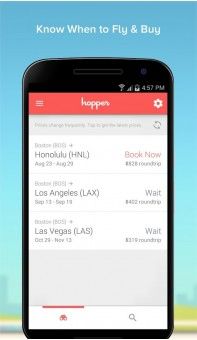 Fotografía - Hopper Para Android predice precios de avión para ayudarle a obtener el mejor trato en su próximo viaje