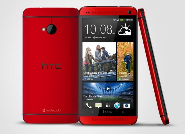 HTC uno Glamour Red