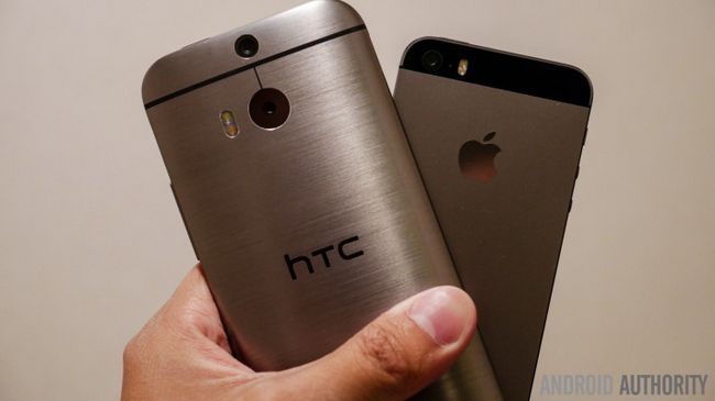 HTC uno m8 vs iphone 5s aa mirada rápida (10 de 15)