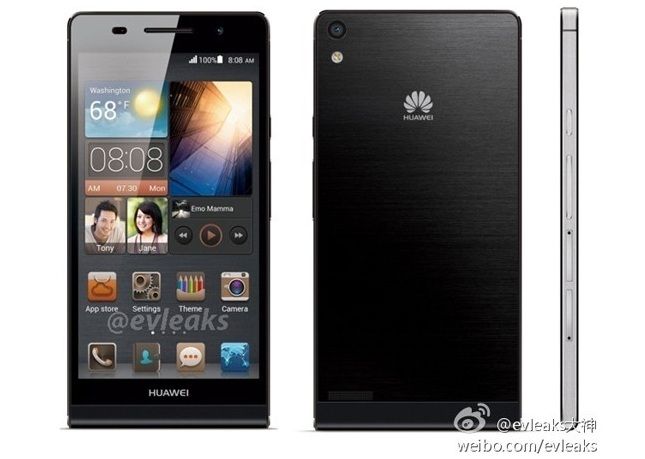 Huawei Ascend P6 negro